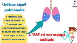 Lœdème aigu pulmonaire OAP [upl. by Eanert222]