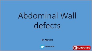 Abdominal wall defects [upl. by Magdalena]