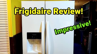 Impressive Frigidaire Side by Side Refrigerator FRSS2323AW White Review [upl. by Beker]