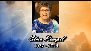 Elma Rempel Dickson nee Thiessen Funeral [upl. by Aiek]