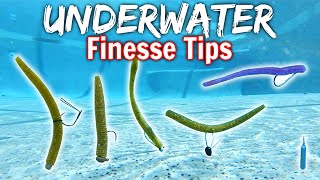 Catch 15x MORE BASS w These Top 5 Finesse Techniques Underwater ActionTips [upl. by Ku]