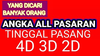 TABEL ANGKA MAIN UNTUK 4D 3D 2DTINGGAL PASANG GA PERLU NGRUMUS LAGI [upl. by Awe]