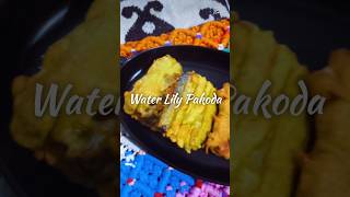 How to Make Crispy Water Lily Pokoda  Easy amp Delicious Snack Recipe [upl. by Pebrook]