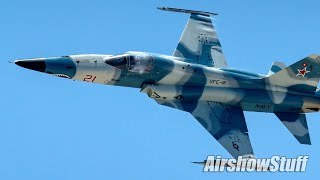 RARE US Navy F5 Tiger II Demo  NAS Key West Airshow 2023 [upl. by Elvia971]