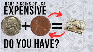 TOP 5 MOST EXPENSIVE USA COIN WORTH A LOT OF MONEY  CHECK YOUR COLLECTION [upl. by Winther]