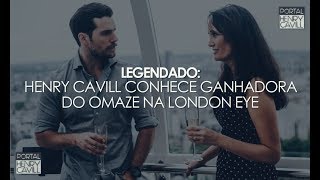 LEGENDADO Christina Boyd encontra Henry Cavill para um brinde no CocaCola London Eye [upl. by Margit]