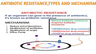 Antibiotic resistance Mechanism Types [upl. by Barsky]