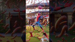 Sausage Art  Who is best SpiderMan vs Captain America vs Venom shorts spiderman joker venom2 [upl. by Mcclees]