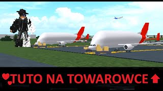 Tuto na samolot towarowy w grze na RoblaxItty Bitty AIRPORT [upl. by Salangia]