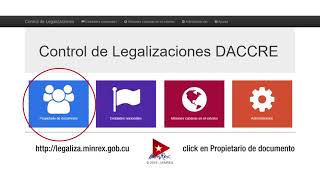 Tutorial Acceso al Portal de Legalizaciones DACCRE [upl. by Anastassia]