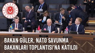 Millî Savunma Bakanı Yaşar Güler NATO Savunma Bakanları Toplantısı’na Katıldı [upl. by Pence260]