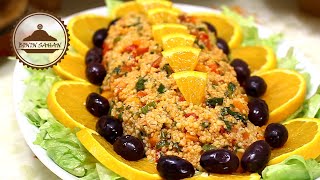 NAJUKUSNIJA LJETNJA SALATA  BULGUR SALATA  KUSKUS SALATA  Binin Sahan [upl. by Sej]