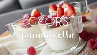 PANNA COTTA EGYSZERĹ°EN  Olasz receptsorozat [upl. by Ailicec]