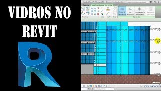 Como fazer pele de vidro no Revit parte 4 [upl. by Zurc279]