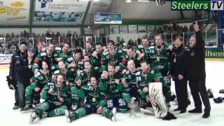 Pokalsieger 201112 Bietigheim Steelers  Die Highlights nach dem Spiel 06032012 [upl. by Aziar]