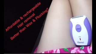 How to use kemei  hair removal shaver review [upl. by Forland]