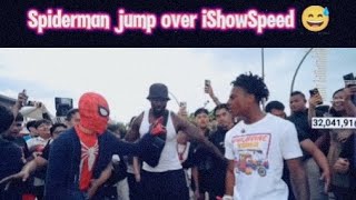 Spiderman jump over iShowSpeed Philippines [upl. by Rann282]