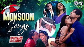 Monsoon Songs  Romantic Rain Songs Bollywood  90s Hits Hindi Songs  Baarish Ke Gaane  Jukebox [upl. by Yliah]