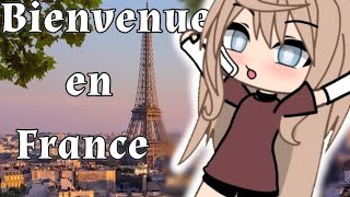 Bienvenue en France pays de lélégance \\ Chanson Gacha life traduction [upl. by Havens]