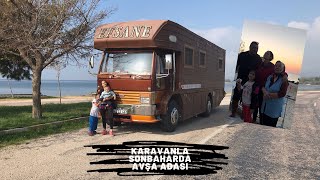 KARAVANLA SONBAHARDA Yollarda Avşa Adası ve Edincik karavan avşaadası [upl. by Anoyet]