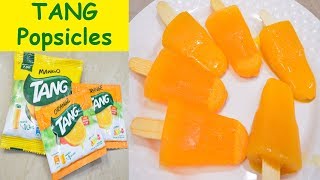 अब 2 रूपये में बनायें घर पर बाजार जैसी Popsicles  Tang Popsicles recipe  Tang Lolly recipe [upl. by Reede]