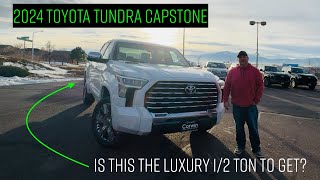 2024 Toyota Tundra Capstone  The Best Luxury 12 Ton Truck [upl. by Alimhaj]