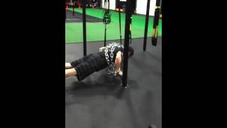 Blast Strap Suspended Push ups  Canton CT Strength Training [upl. by Placia249]