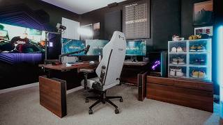 My DREAM Home Office Desk Setup Tour [upl. by Brandyn]