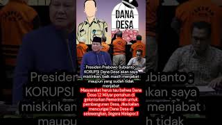 Awasi Dana Desa Kalian shortvideo pakprabowo tniad prabowo korupsi [upl. by Jammin]