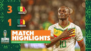 HIGHLIGHTS  Senegal 🆚 Cameroon TotalEnergiesAFCON2023  MD2 Group C [upl. by Namilus954]