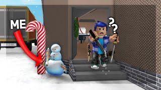 I play mm2 as a SNOWMAN  BEATING TEAMERS [upl. by Ahders893]