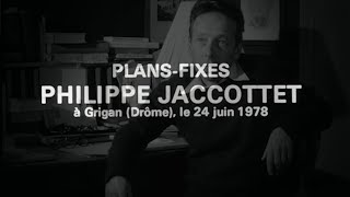 Philippe JACCOTTET – Entretien avec Michel Bory 1978 [upl. by Anabahs]