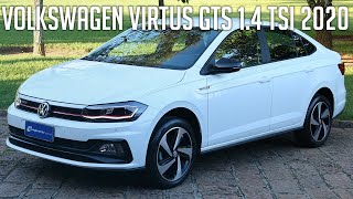 Avaliação Volkswagen Virtus GTS 14 TSI 2020 [upl. by Belia404]