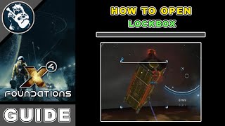 X4 Foundations How to Open Lockbox Beginner X4 Guide [upl. by Nnuahs914]