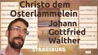 Johann Gottried Walther  Christo dem Osterlämmelein [upl. by Urien]