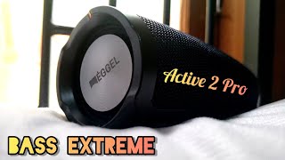 EGGEL Active 2 Pro Bass Extreme  indoor test [upl. by Uird]