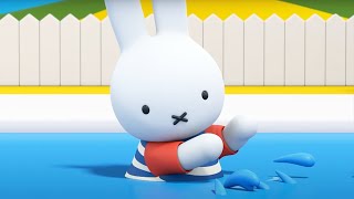 Swimming Lessons  Miffy  New Series  Miffys Adventures Big amp Small [upl. by Ydiarf]