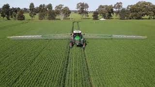 Goldacres G6 applying fungicide [upl. by Woody]