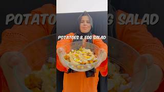 Potatoes and egg salad  Korean salad recipe shorts youtubeshorts salads [upl. by Rebba]