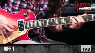 Heartbreaker Led Zeppelin  Main Riff  Guitar Tutorial with Paul Audia [upl. by Valentino403]