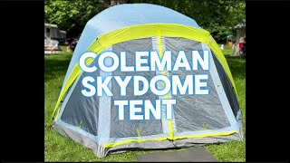 Coleman Skydome Tent Review [upl. by Areht]