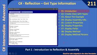 C Reflection Assembly Info  Part 1  Introduction  C Advanced 211 [upl. by Hait]