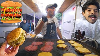 Las HAMBURGUESAS con COSTRA más JUGOSAS 🍔  La garnacha que apapacha [upl. by Viki]