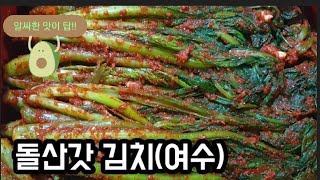 여수돌산명물 돌산 갓김치 담그는 레시피황금비율Yeosu Dolsan Mountain Scenic AreaThe recipe for Dolsans fresh kimch [upl. by Nilpik]