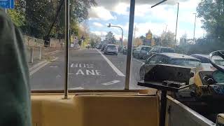 heading back to brislington up the steep hill on the green single decker bus [upl. by Gusta513]