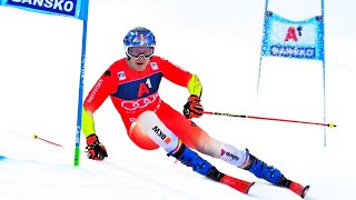 FIS Alpine Ski World Cup  Mens Giant Slalom RUN 1  Bansko BUL  2024 [upl. by Novehc]