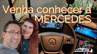 APRESENTANDO O INTERIOR DA MERCEDES ACTROS L [upl. by Arhna]