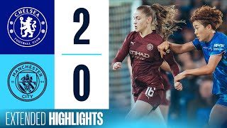 EXTENDED HIGHLIGHTS  CHELSEA 20 MAN CITY  City suffer defeat at Stamford Bridge  WSL [upl. by Eibbil]