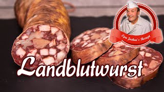 Thüringer Landblutwurst selber machen  Kochwurst herstellen  Opa Jochens Rezept [upl. by Giacamo]