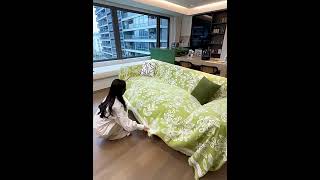 Universal sofacover Durable blankets Antiscratch furnituremakeover cushioncover slipcover [upl. by Merow]